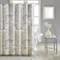 Madison Park Isla 100% Cotton Percale Shower Curtain, Yellow - 72x72"